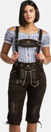 Steigenhöfer Manufaktur Trachtenlederhose Damen Kniebund