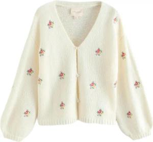 LAURA ASHLEY Strickjacke Laura Ashley Strickjacke