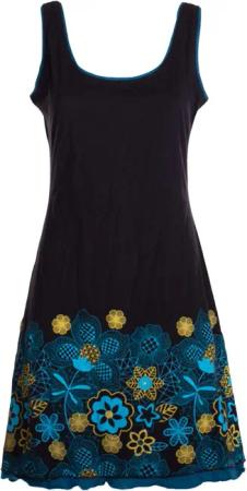 Vishes Tunikakleid Damen Longshirt-Kleid armlos Mini-Kleid