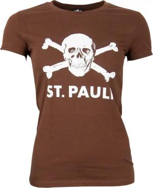 FC St. Pauli T-Shirt Totenkopf taillierter
