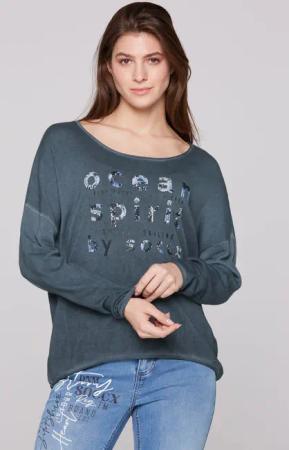 SOCCX Strickpullover SOCCX Oversized Pullover mit