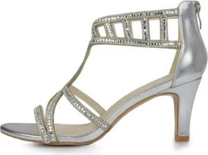White Lady 820 Metallic - Sandalette