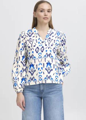 Ichi Langarmbluse IXHARPER Modische Bluse mit
