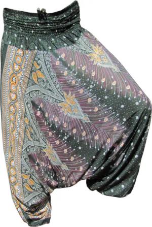PANASIAM Relaxhose Aladinhose im schönen Peacock