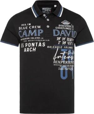 CAMP DAVID Poloshirt mit Trikotkragen und