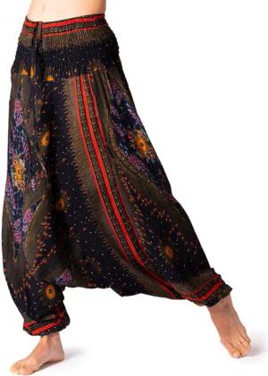 PANASIAM Relaxhose Aladinhose im schönen Peacock