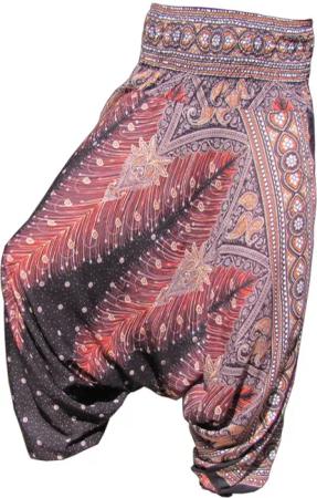 PANASIAM Relaxhose Aladinhose im schönen Peacock