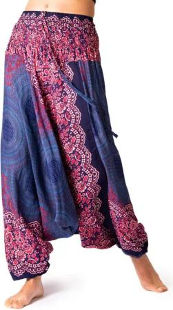 PANASIAM Relaxhose Aladinhose im schönen Peacock