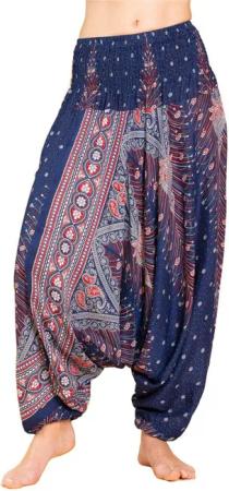 PANASIAM Relaxhose Aladinhose im schönen Peacock