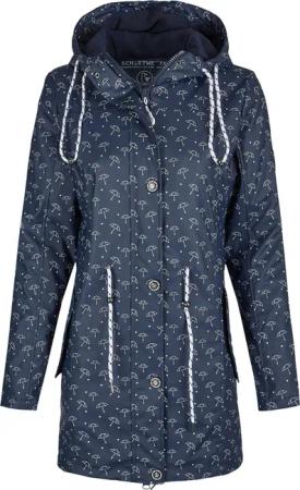 Schietwetter Regenmantel Damen Regenjacke wasserdicht, winddicht