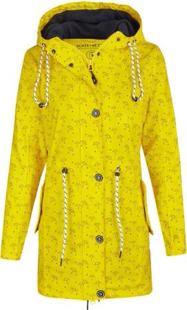 Schietwetter Regenmantel Damen Regenjacke wasserdicht, winddicht