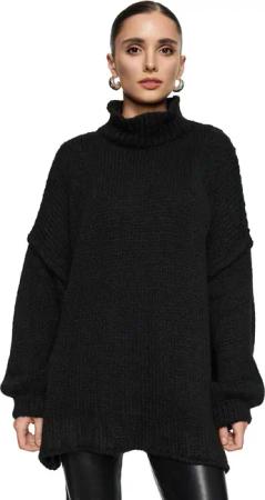 Worldclassca Longpullover WORLDCLASSCA Damen Oversize Strickpulllover