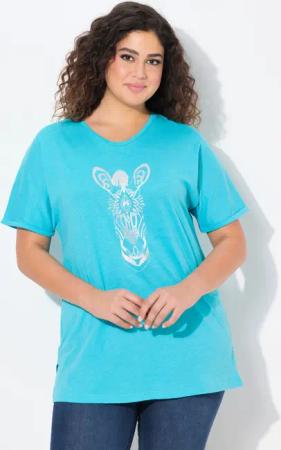 Ulla Popken T-Shirt T-Shirt Tiermotiv Oversized