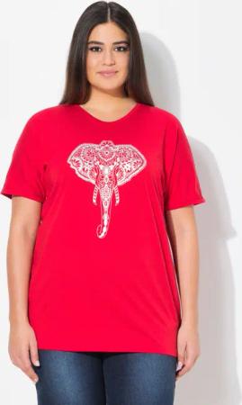 Ulla Popken T-Shirt T-Shirt Tiermotiv Oversized
