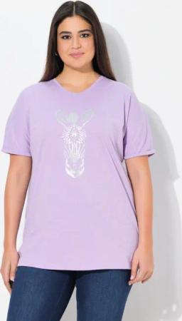 Ulla Popken T-Shirt T-Shirt Tiermotiv Oversized