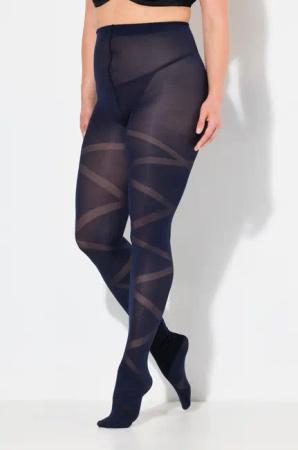 Ulla Popken Feinstrumpfhose Strumpfhose Streifen