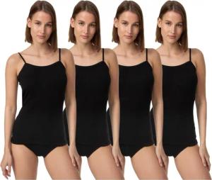 TEXEMP Spaghettitop 4er Pack Damen Unterhemd