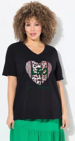 Ulla Popken T-Shirt T-Shirt Leo-Herz Classic