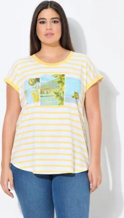 Ulla Popken T-Shirt Shirt Ringel Oversized