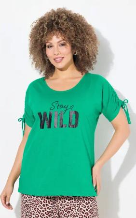 Ulla Popken T-Shirt T-Shirt Schriftzug Oversized