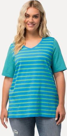 Ulla Popken T-Shirt Shirt Ringelmix A-Linie