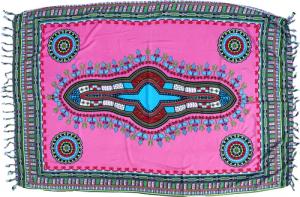 Guru-Shop Sarong Dashiki Bali Sarong, Wandbehang,