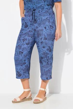 Ulla Popken Culotte Culotte Rose knielang