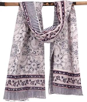 Guru-Shop Sarong Leichter Pareo, Sarong, handbedrucktes..