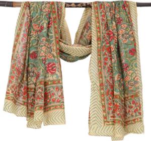 Guru-Shop Sarong Leichter Pareo, Sarong, handbedrucktes..
