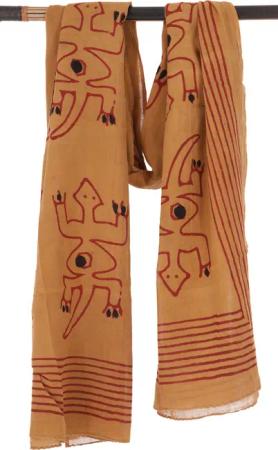 Guru-Shop Sarong Leichter Pareo, Sarong, handbedrucktes..