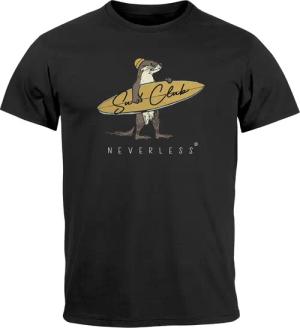 Neverless Print-Shirt Herren T-Shirt California Surfing