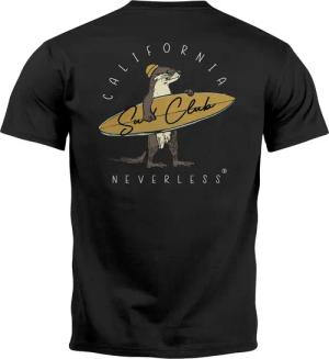 Neverless Print-Shirt Herren T-Shirt Backprint California