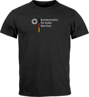MoonWorks Print-Shirt Herren T-Shirt Alkohol Bier