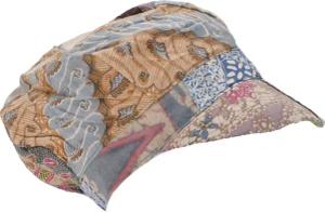 Guru-Shop Strickmütze Patchwork Boho Kappe, Ballon