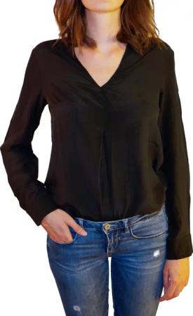 Posh Gear Seidenbluse Damen Bluse Piuseta