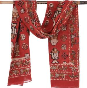 Guru-Shop Sarong Leichter Pareo, Sarong, handbedrucktes..