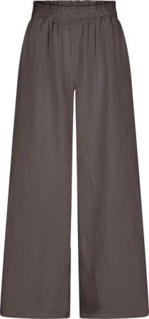 SASSYCLASSY Stoffhose Leichte Musselin Sommer Hose