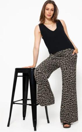 SASSYCLASSY Stoffhose Musselin Sommer Hose Damen