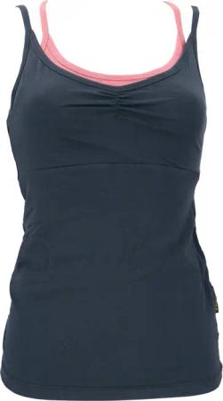 Guru-Shop T-Shirt Yoga-Top mit Bra aus
