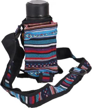 Guru-Shop Schultertasche Bunte Wasserflaschen Tasche, Flaschenhalter..