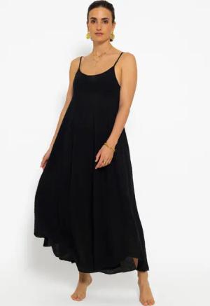 SASSYCLASSY Strandkleid Sommerkleid Damen lang aus