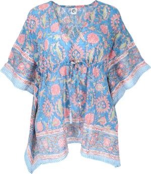 Guru-Shop Longbluse Hippie Poncho, Kaftan, Tunika,