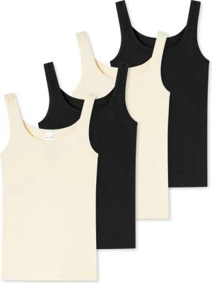 Schiesser Unterhemd 95/5 (4-St) unterhemd unterzieh-shirt