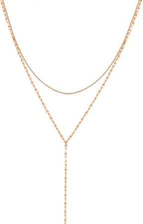 Hey Happiness Statementkette Y Layer Damen