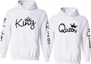 Couples Shop Kapuzenpullover King & Queen