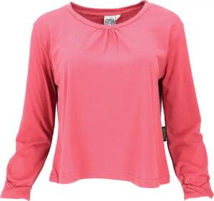 Guru-Shop Longsleeve Einfarbiges Basic Shirt, lockeres