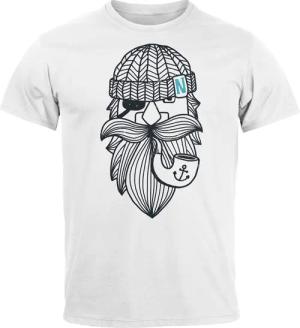 Neverless Print-Shirt Herren T-Shirt Printshirt Seemann
