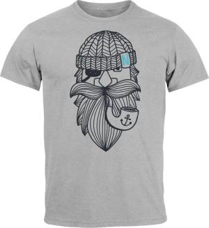 Neverless Print-Shirt Herren T-Shirt Printshirt Seemann
