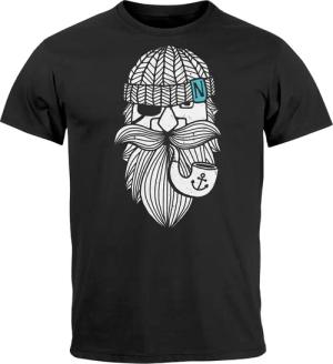 Neverless Print-Shirt Herren T-Shirt Printshirt Seemann