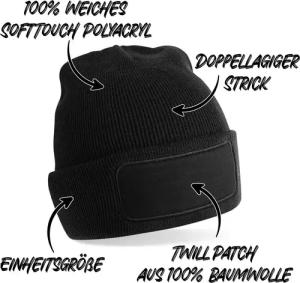 Herzbotschaft Beanie Strickmütze Beanie mit Spruch